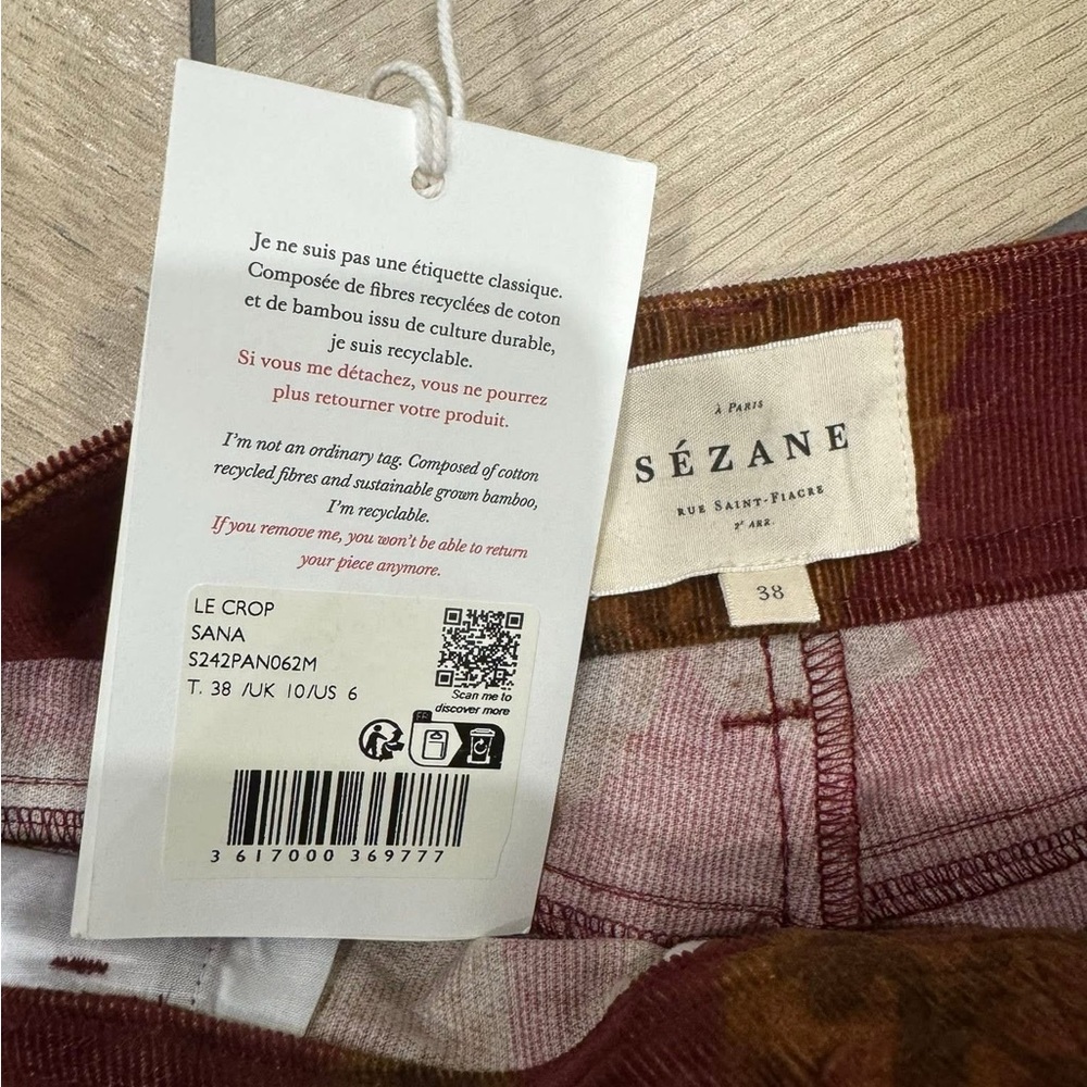 NWT - Le Crop Sold Out Sana Print - 38 - Picture 4 of 4